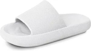 Menore Slippers for Women and Men Quick Drying, Parent-Child EVA Open Toe Soft Slippers, Non-Slip Soft Shower Spa Bath Pool Gym Beach House Sandals for Indoor & Outdoor