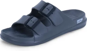 Men's Classic Cushion Sliders/Slippers with Adjustable Buckle Strap for Adult | Comfortable & LightWeight |Stylish & Anti-Skid| Waterproof & Everyday Flip Flops for Gents/Boys D-505