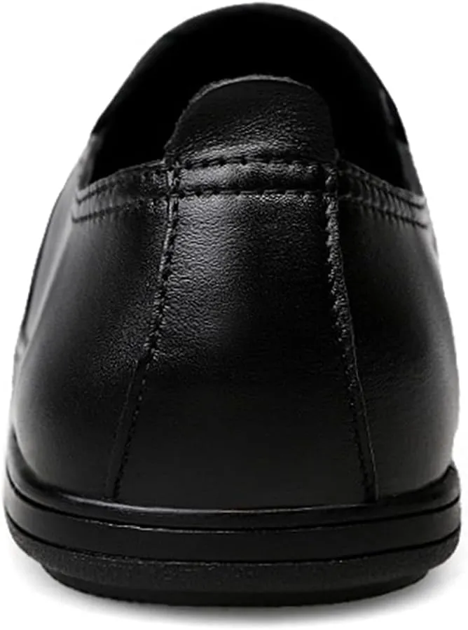 Minishion Casual Loafers Men Poited Slip on Office Shoes 2088#