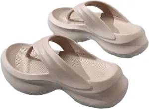 Molodo Thick Sole Flip-flops for Women EVA Soft Slippers Non-slip Sandals Outdoor Indoor Beach Pool Slides Summer
