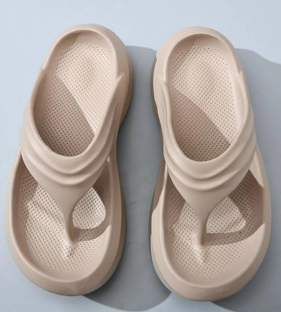 Molodo Thick Sole Flip-flops for Women EVA Soft Slippers Non-slip Sandals Outdoor Indoor Beach Pool Slides Summer