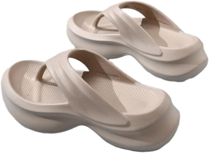 Molodo Thick Sole Flip-flops for Women EVA Soft Slippers Non-slip Sandals Outdoor Indoor Beach Pool Slides Summer