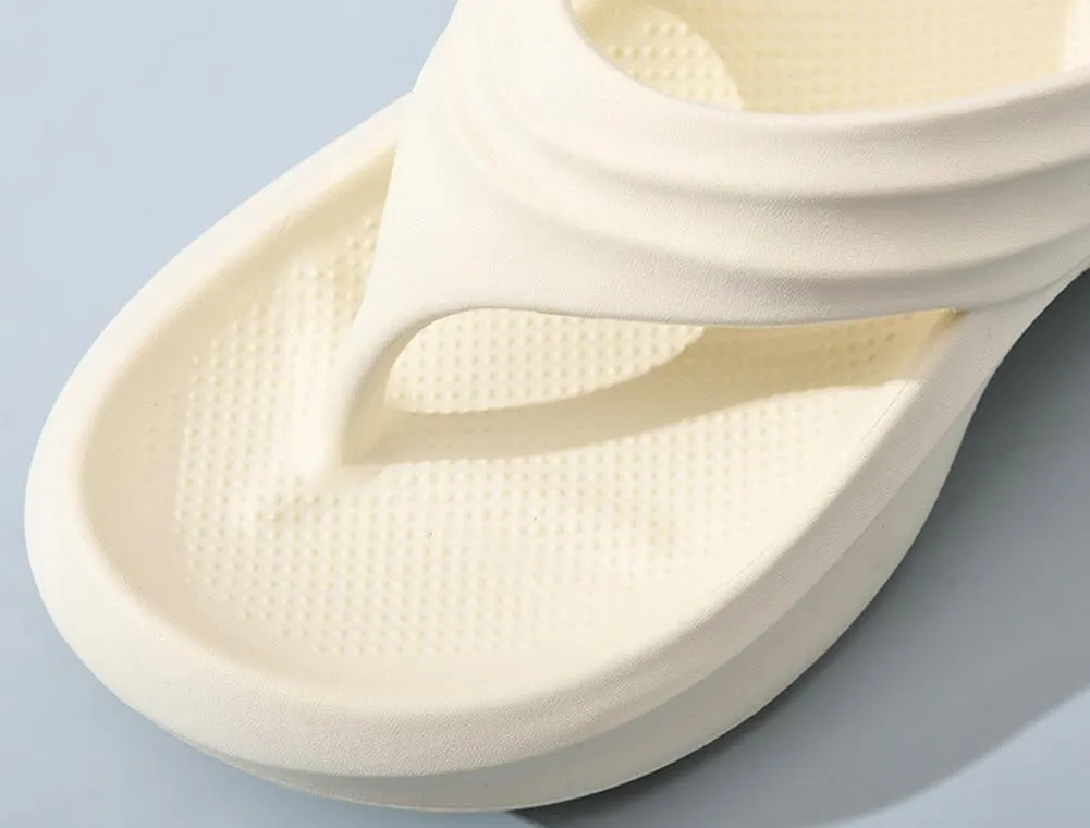 Molodo Thick Sole Flip-flops for Women EVA Soft Slippers Non-slip Sandals Outdoor Indoor Beach Pool Slides Summer