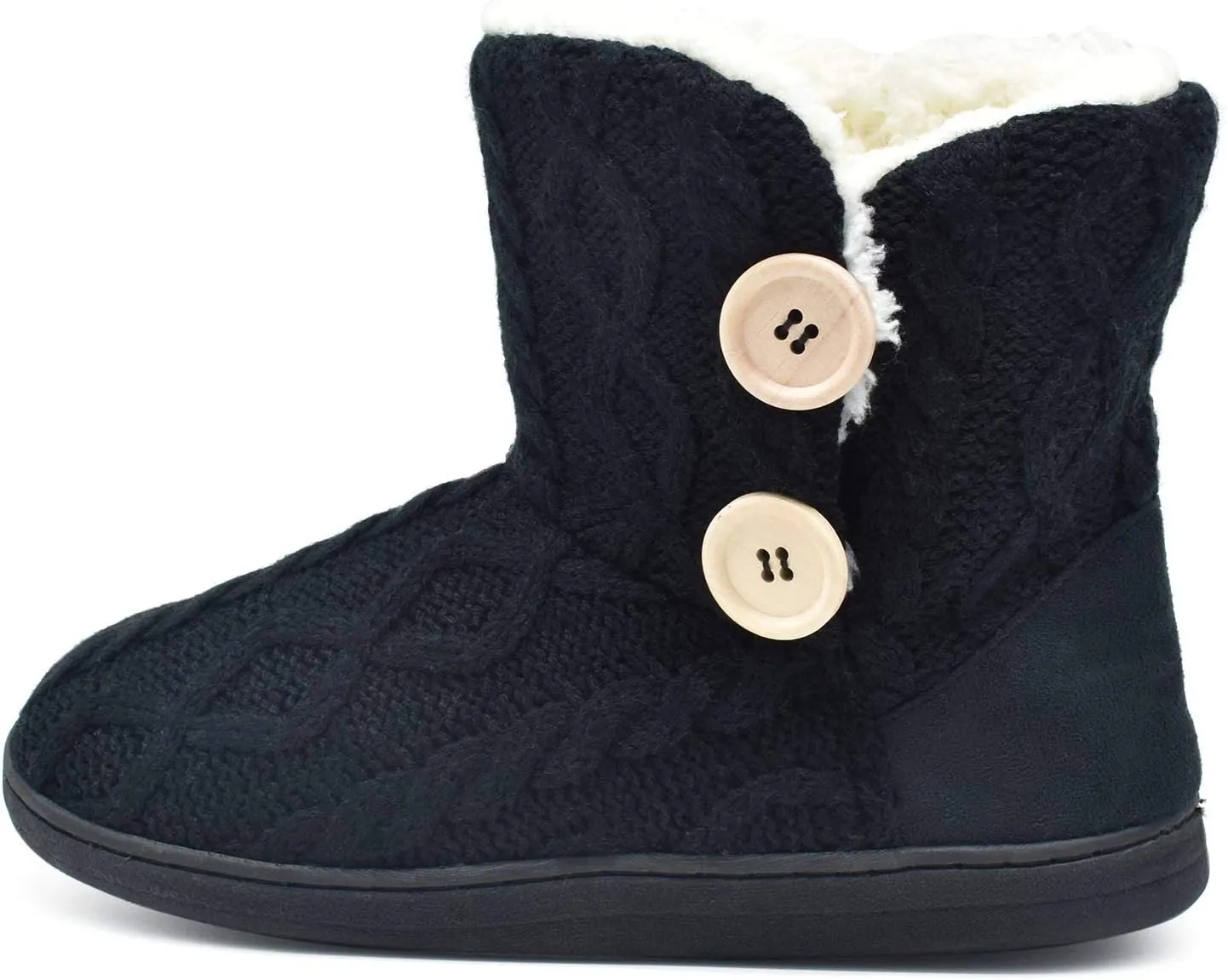 ONCAI Women's Slippers Comfort Knit Boots Winter Warm Outdoor Indoor Shoes