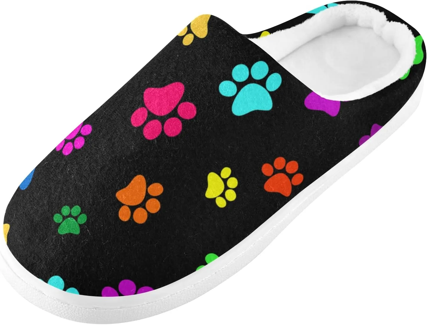 Oyihfvs Unisex Memory Foam Warm Slippers Comfort Soft Casual Shoes for Indoor Outdoor S-XXXL