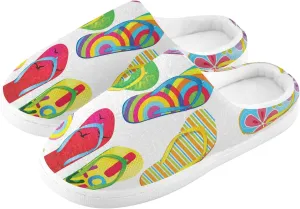 Oyihfvs Unisex Memory Foam Warm Slippers Comfort Soft Casual Shoes for Indoor Outdoor S-XXXL