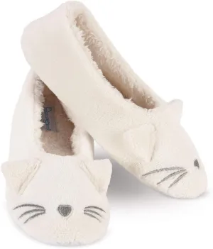 PajamaGram Cat Slippers For Women - Women's Slippers