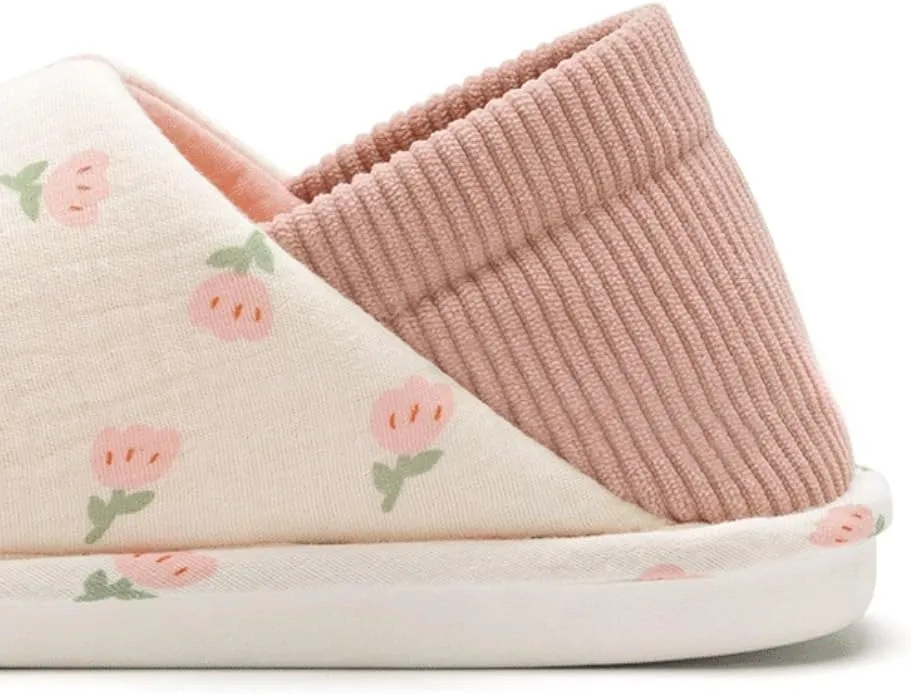 Premium Comfort Breathable Closed Back Thermal Cute Non Slip Women's Fuzzy House Slippers Indoor Soft Warm Kawaii Shoes