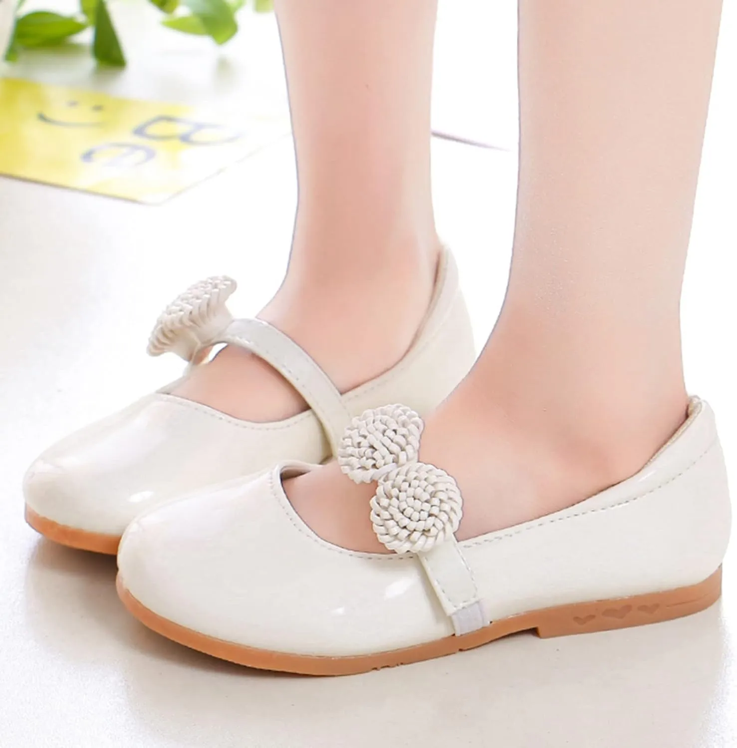 School Shoes for Girls Girls Dress Shoes Mary Jane Shoes for Girls Wedding Party Flower Girl Shoes Ballet Flats