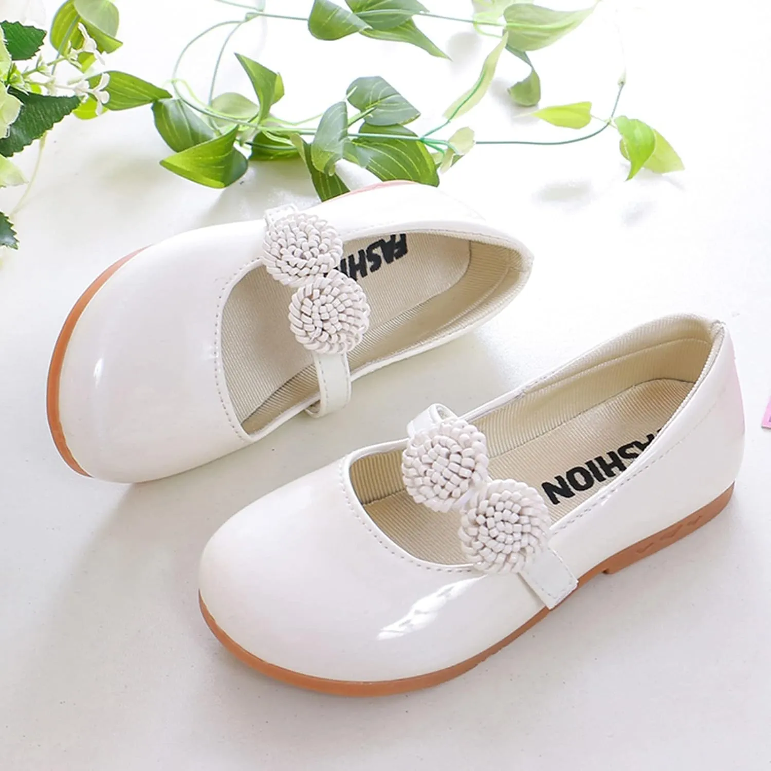 School Shoes for Girls Girls Dress Shoes Mary Jane Shoes for Girls Wedding Party Flower Girl Shoes Ballet Flats