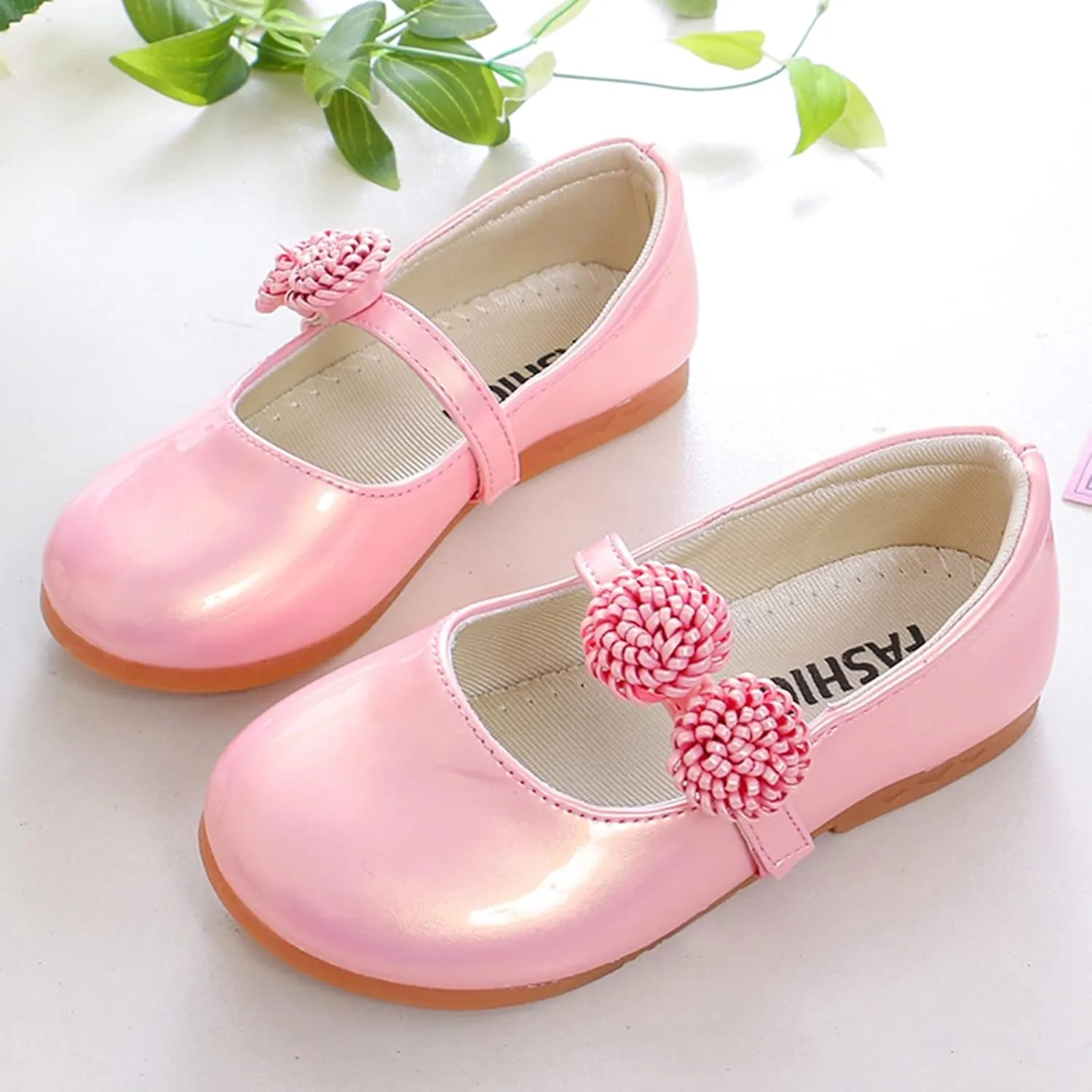 School Shoes for Girls Girls Dress Shoes Mary Jane Shoes for Girls Wedding Party Flower Girl Shoes Ballet Flats