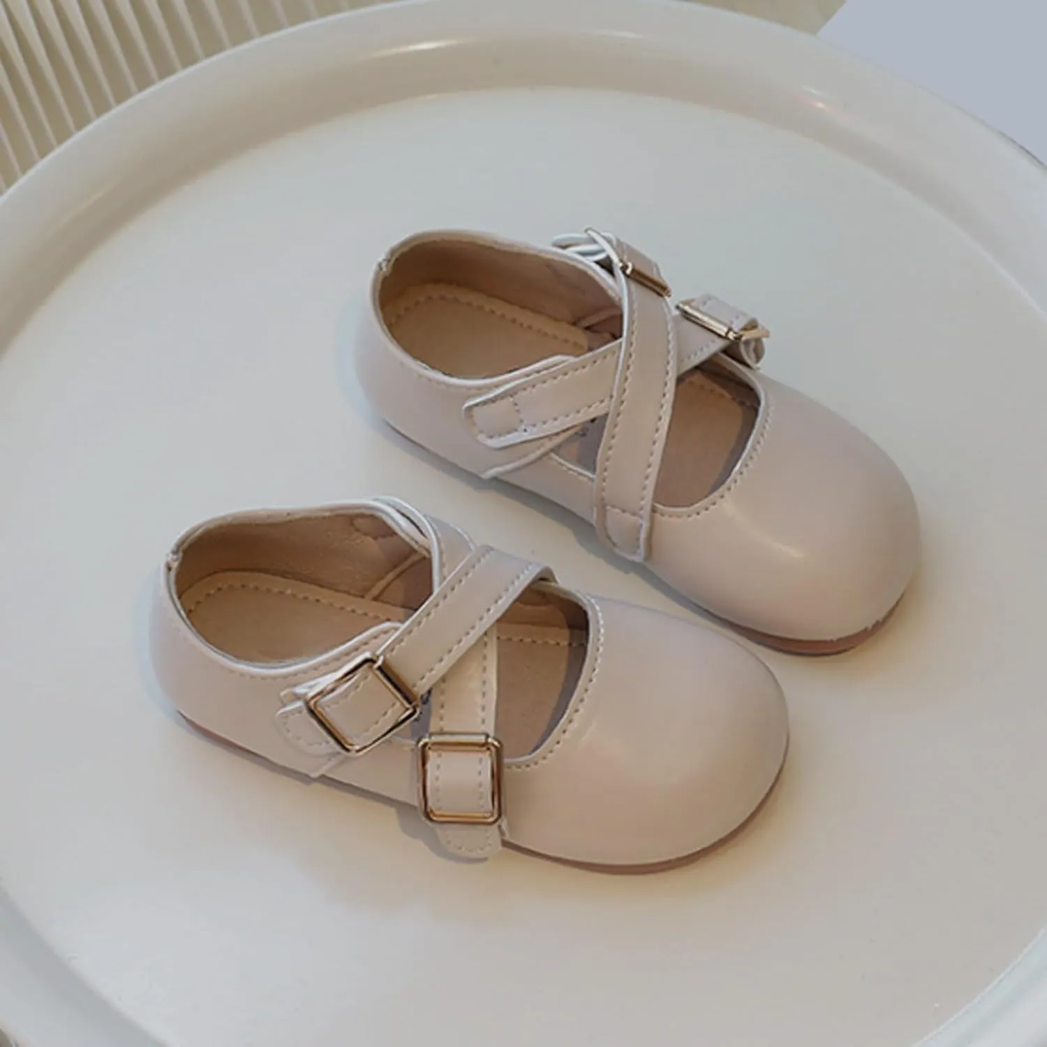 Shoes for Babys Little Girls Mary Jane School Uniform Shoes Buckle Strap Dress Flats Moccasins Toddler Dress Shoes School Girl Shoes