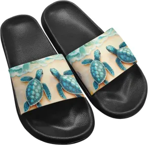 Summer Slide for Women Slip on Sandals Lightweight Cloud Soft Slippers Non-Slip Shower Slipper SizeUS 5-12.5
