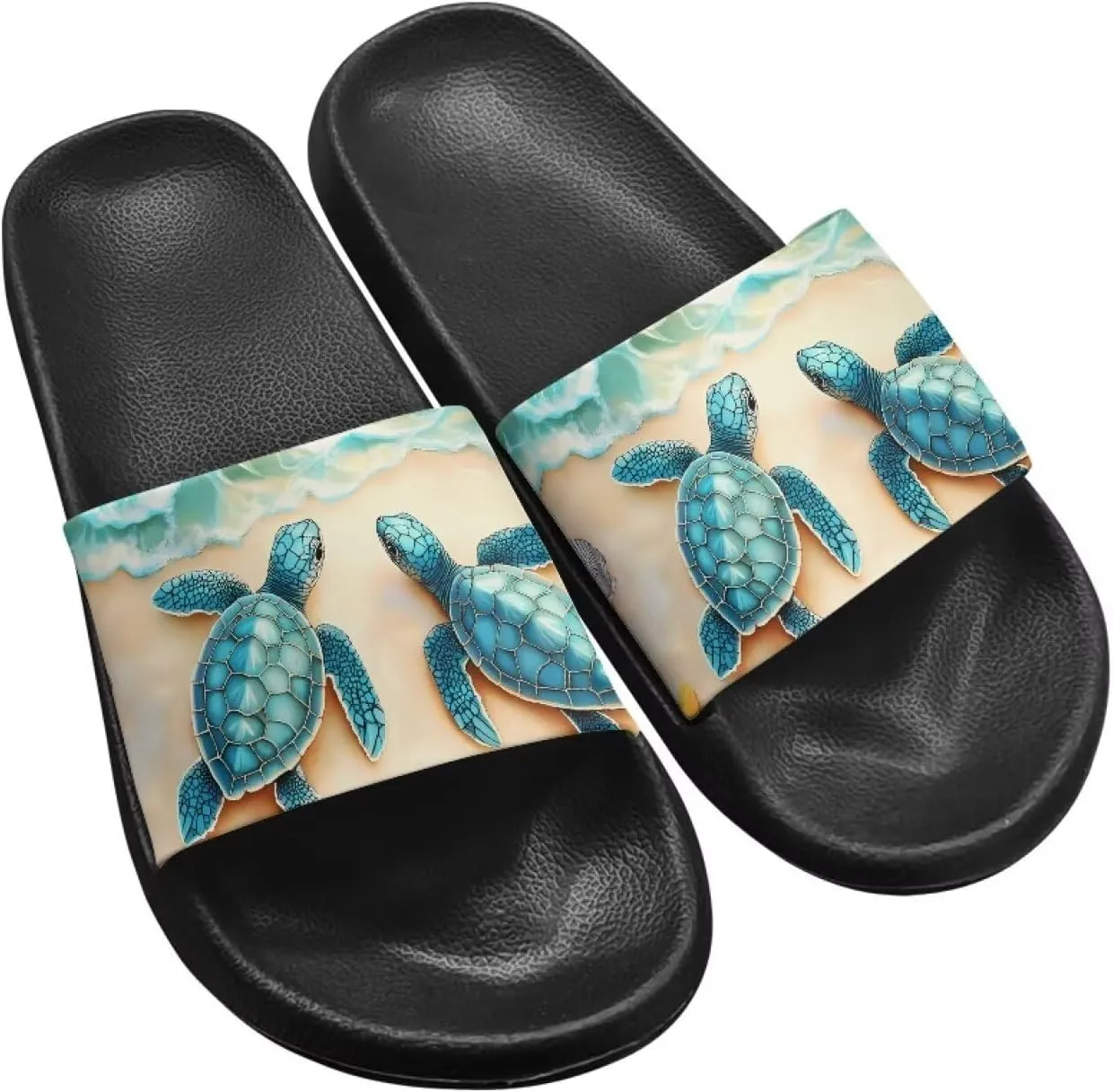 Summer Slide for Women Slip on Sandals Lightweight Cloud Soft Slippers Non-Slip Shower Slipper SizeUS 5-12.5