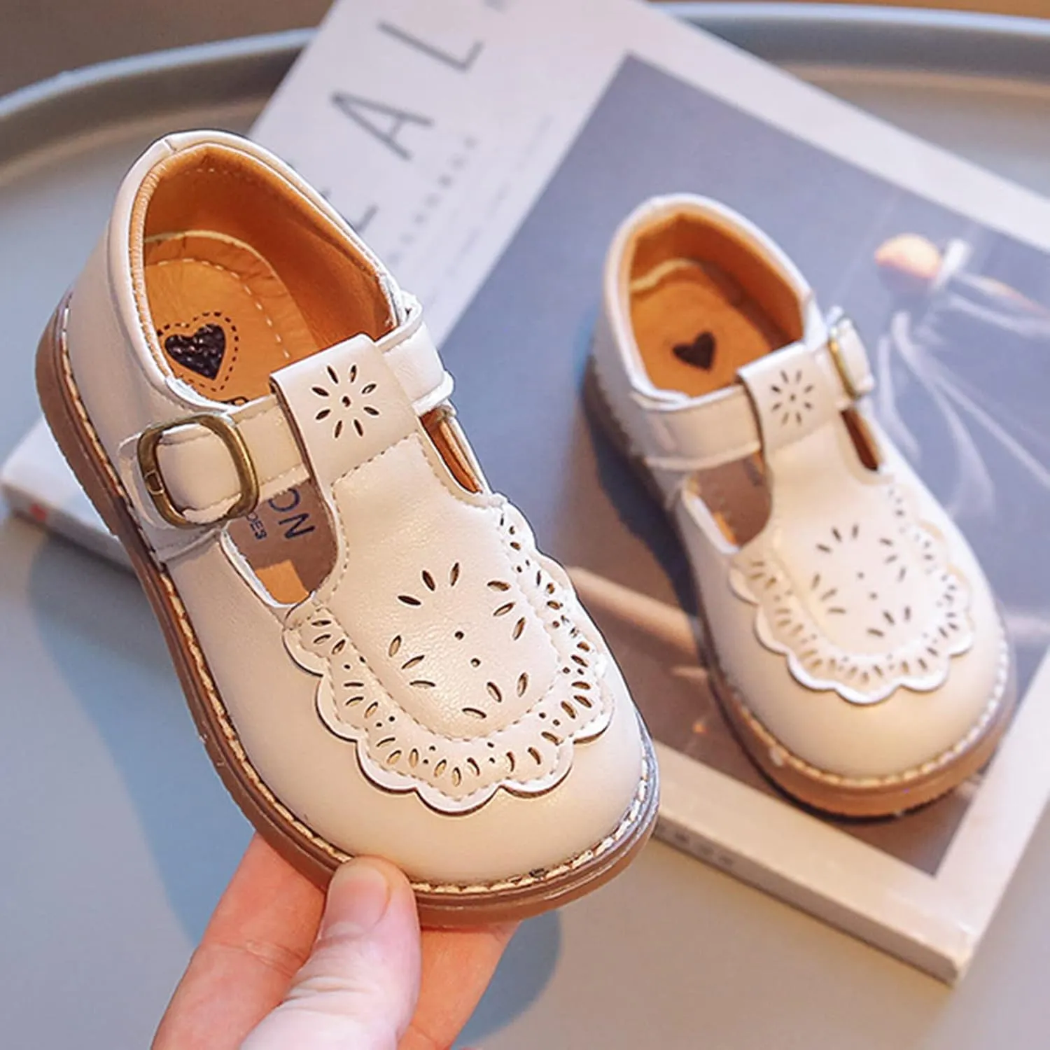 Toddler Boys Girls Dress Shoes Kids School Uniform Formal Casual Oxfords for Kids Party Wedding Girls Mary Jane Shoes