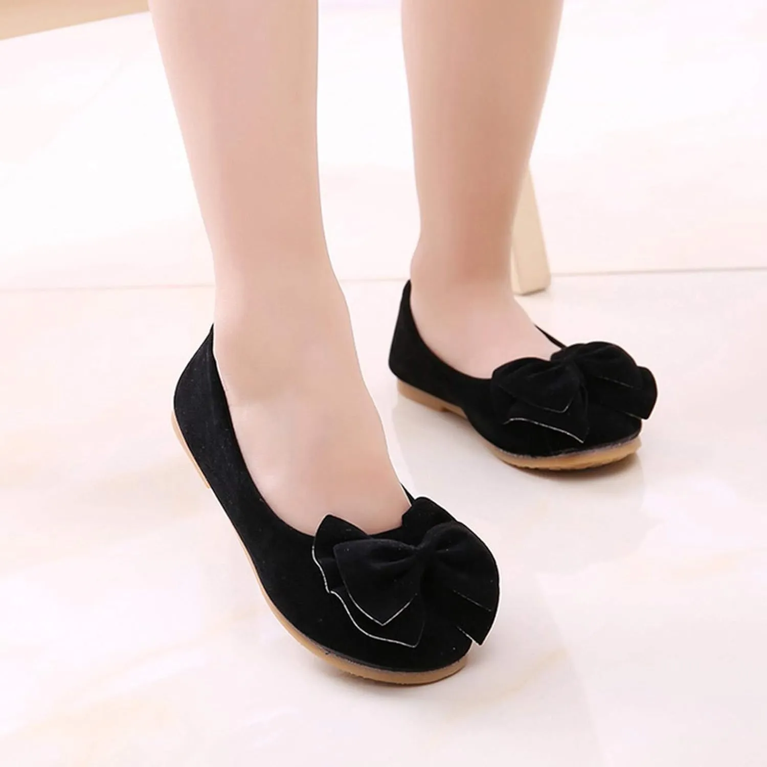 Toddler Dress Shoes Flower Girl Shoes for Weeding Baby Cute Mary Jane Shoes Ballet Flats for Walking,Casual Shoes