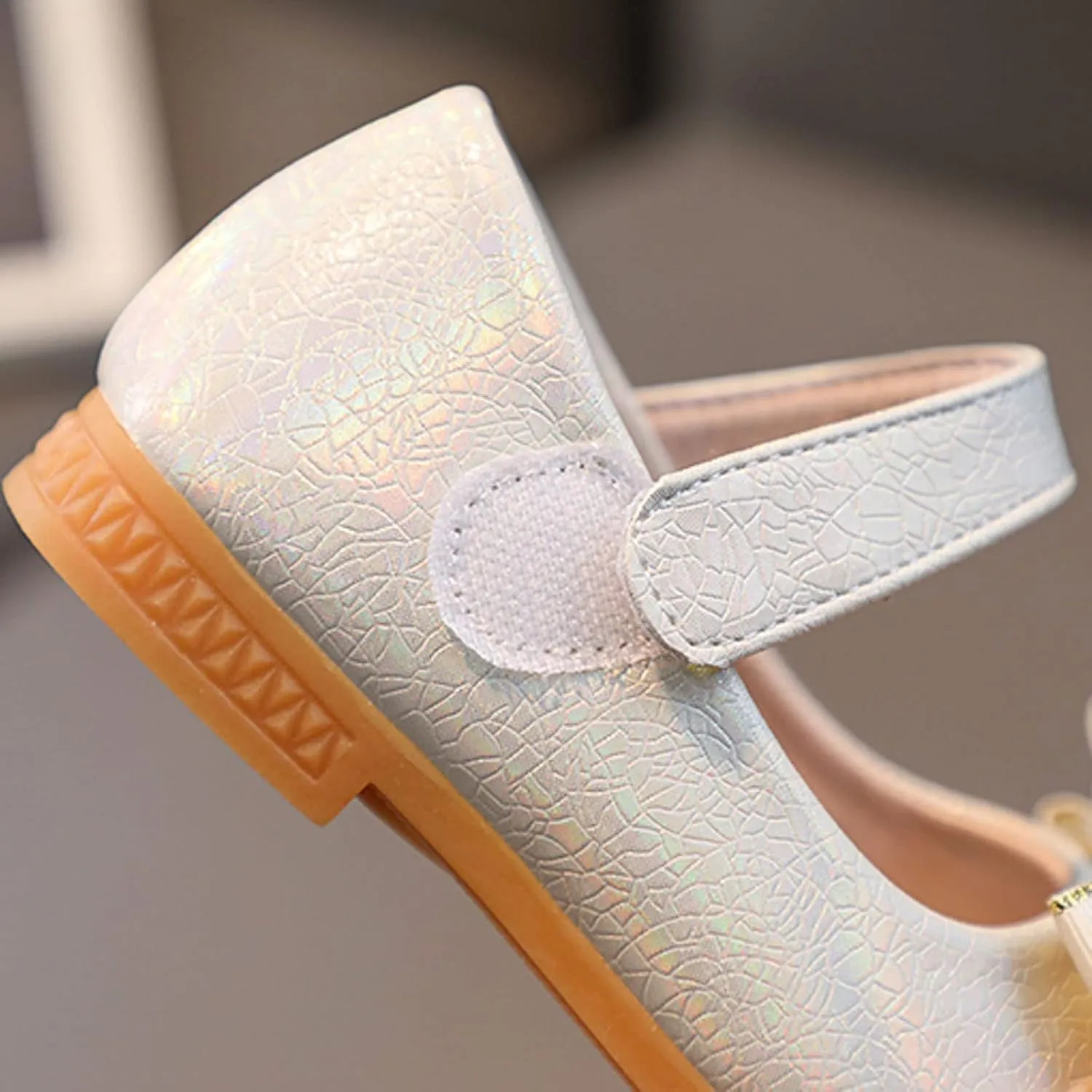 Toddler Girls Dress Shoes Flower Girl Little Kids Mary Jane Ballet Flats Bows Wedding Party School Communion Shoes