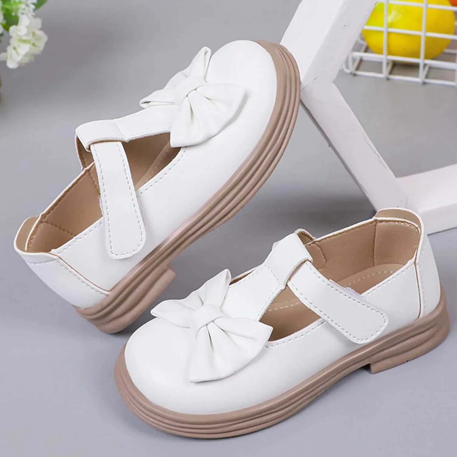 Toddler Girls Mary Jane Dress Shoes Ballet Flat𝘀 for Little Kid Par𝘁y School 𝗢xford Shoes Preschool Shoes Girls