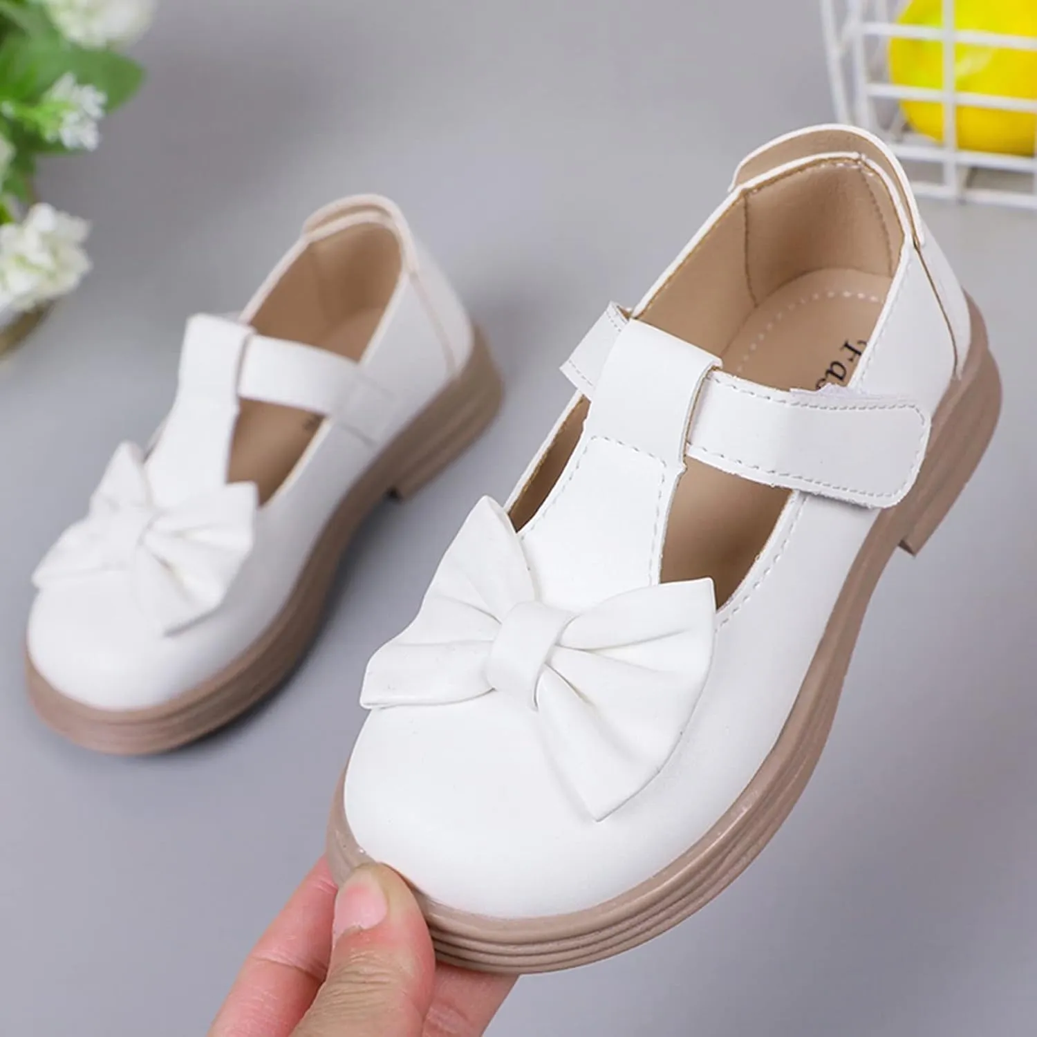 Toddler Girls Mary Jane Dress Shoes Ballet Flat𝘀 for Little Kid Par𝘁y School 𝗢xford Shoes Preschool Shoes Girls