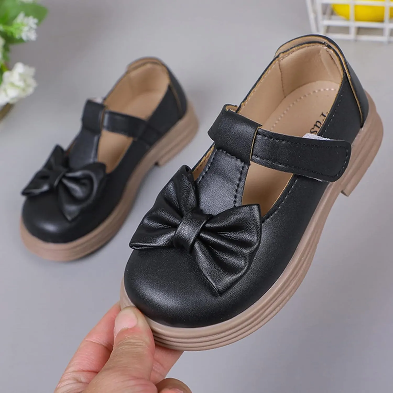 Toddler Girls Mary Jane Dress Shoes Ballet Flat𝘀 for Little Kid Par𝘁y School 𝗢xford Shoes Preschool Shoes Girls