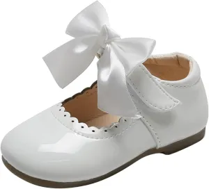 Toddler Little Girls Party Dress Shoes Slip On Mary Jane Ballerina Flats Flower Girl Shoes Dress up Shoes for Girls