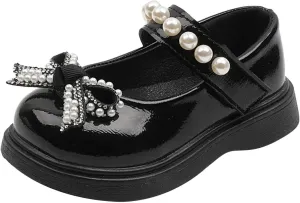 Toddler Platform Mary Jane Shoes Bow Girls Dress Shoes Little Girl School Uniform Oxford Shoes for Girl Flats