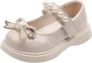 Toddler Platform Mary Jane Shoes Bow Girls Dress Shoes Little Girl School Uniform Oxford Shoes for Girl Flats
