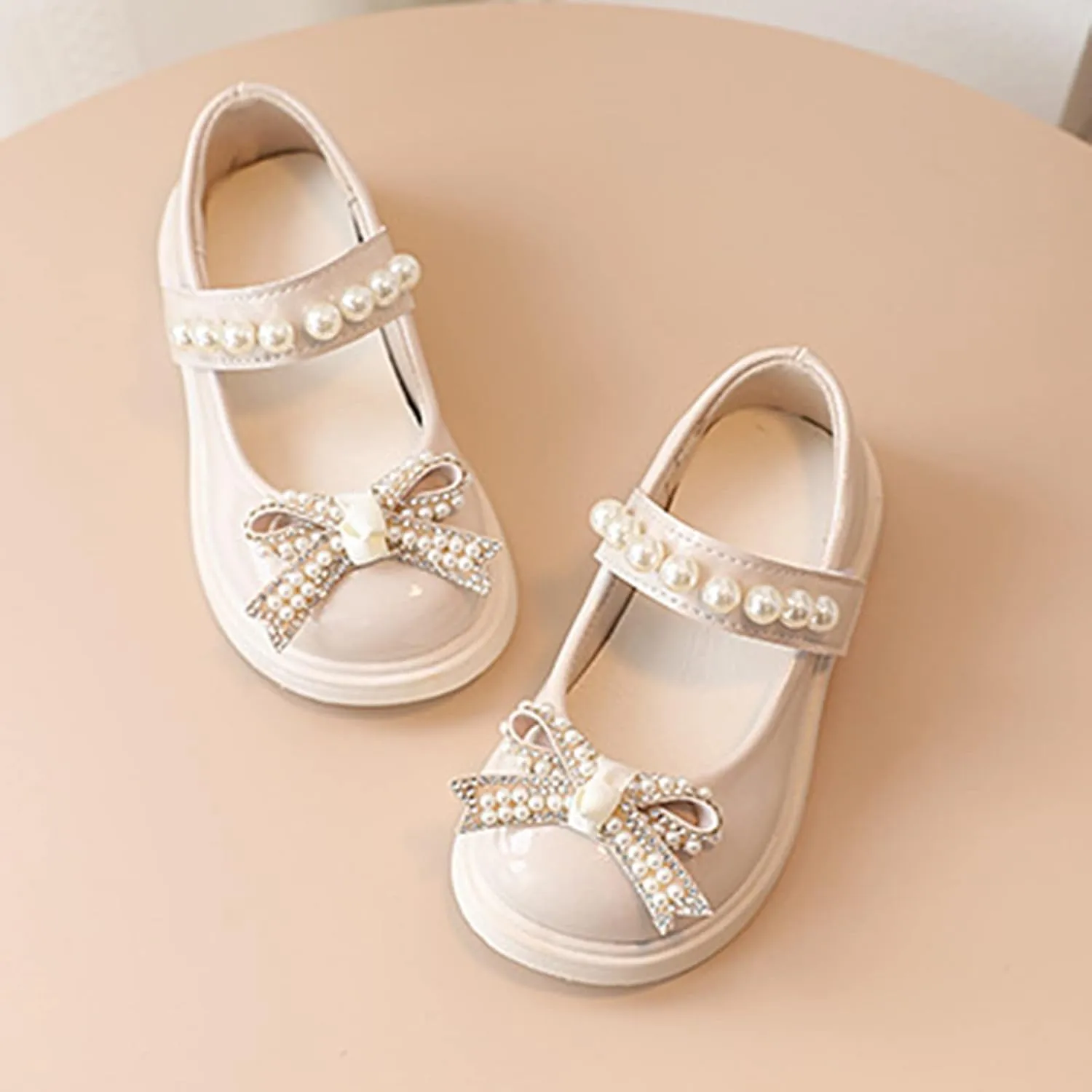 Toddler Platform Mary Jane Shoes Bow Girls Dress Shoes Little Girl School Uniform Oxford Shoes for Girl Flats
