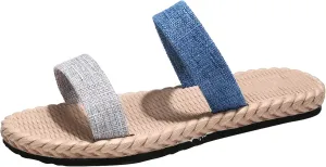 Women Flat Slippers Fashion Waterproof Beach Slippers Flat Multi Color Sandals Foldable Slippers for Women