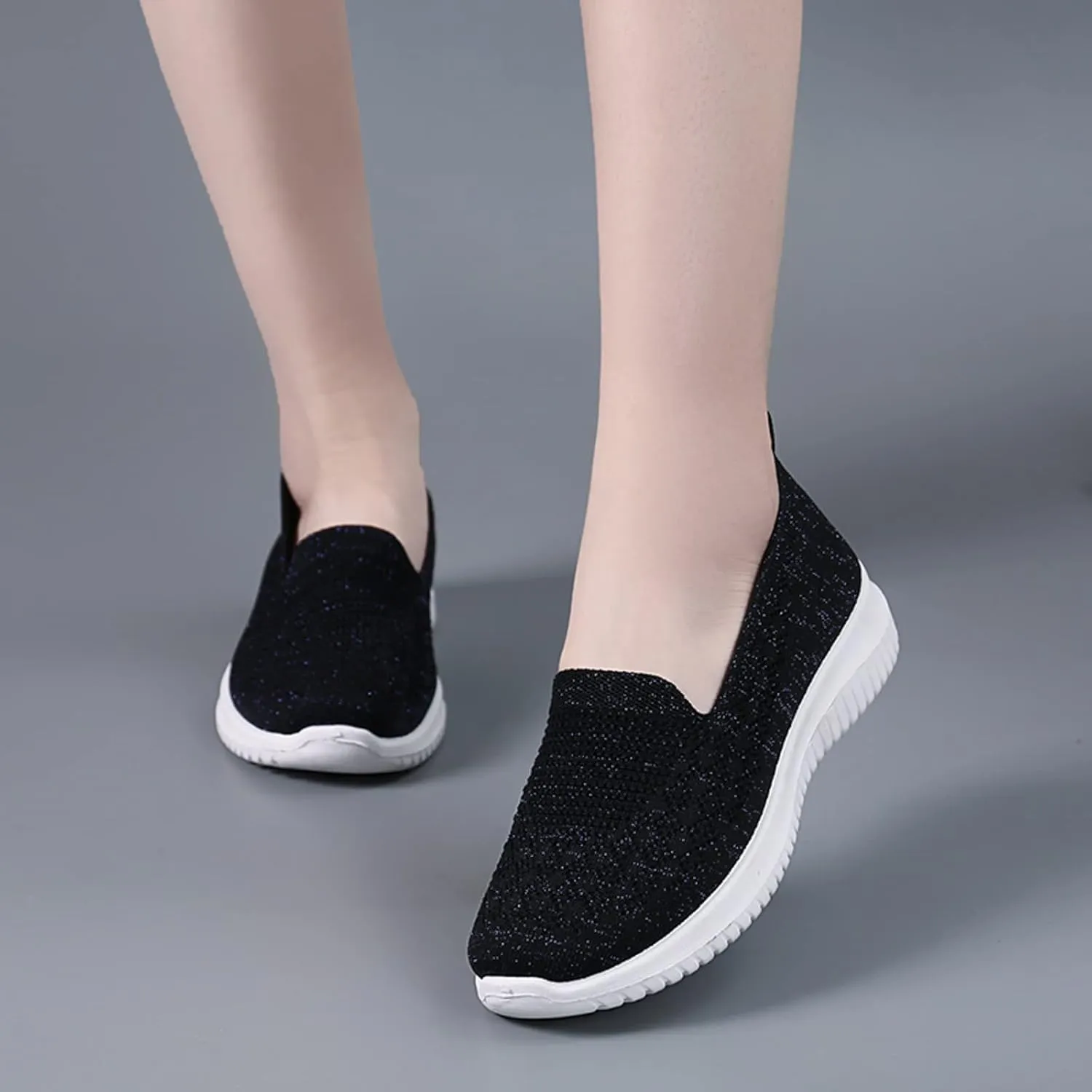 Women Shoes Mesh Socks Shoes Casual One Foot Wear Women's Shoes Breathable Casual Sports Shoes Sneaker Skates for Women