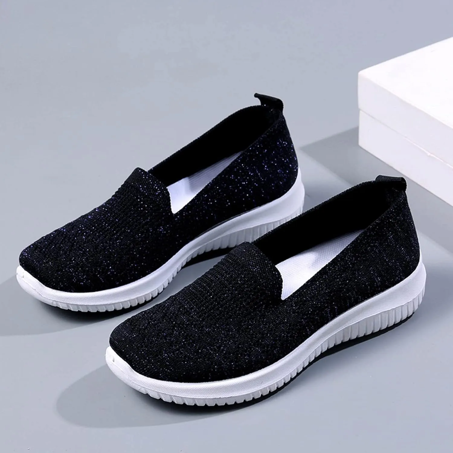 Women Shoes Mesh Socks Shoes Casual One Foot Wear Women's Shoes Breathable Casual Sports Shoes Sneaker Skates for Women