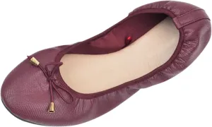Women's Ballet Flats Shoes Non Slip Casual Flats Shoe Round Toe Foldable Walking Ballerina Shoes for Women