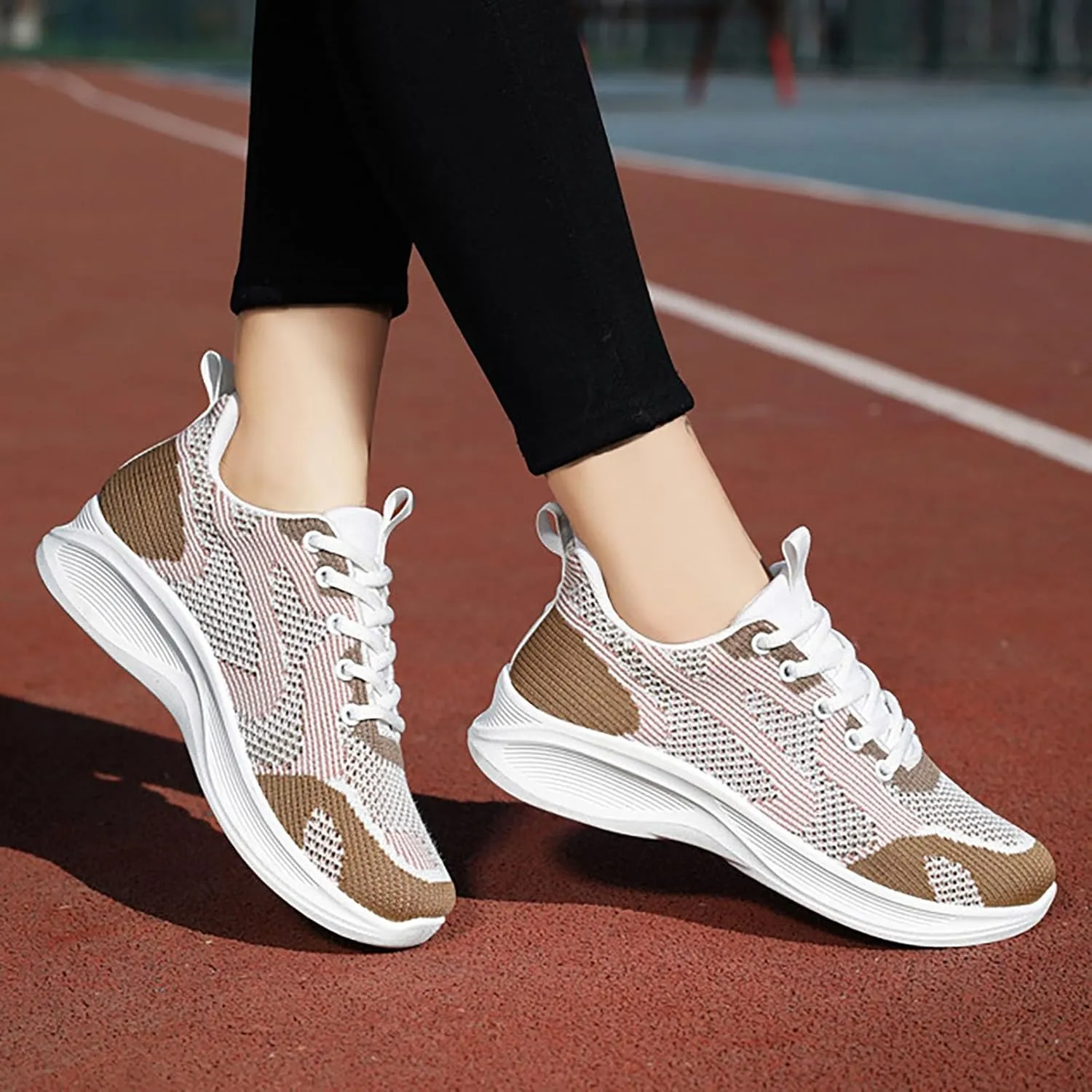 Women's Classic Leather Sneaker Woven Sports Shoes Comfortable Breathable Classical Walking Shoes Wedding/Driving/Dating