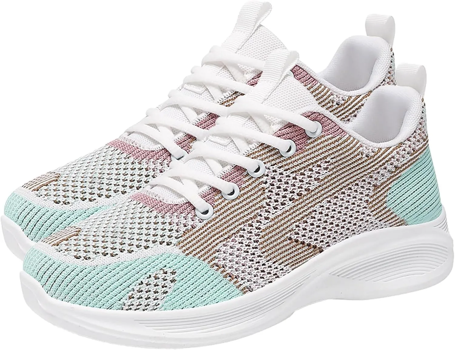 Women's Classic Leather Sneaker Woven Sports Shoes Comfortable Breathable Classical Walking Shoes Wedding/Driving/Dating