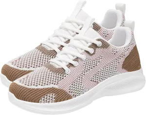 Women's Classic Leather Sneaker Woven Sports Shoes Comfortable Breathable Classical Walking Shoes Wedding/Driving/Dating