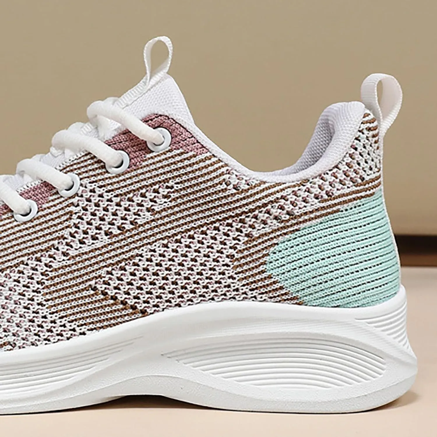 Women's Classic Leather Sneaker Woven Sports Shoes Comfortable Breathable Classical Walking Shoes Wedding/Driving/Dating