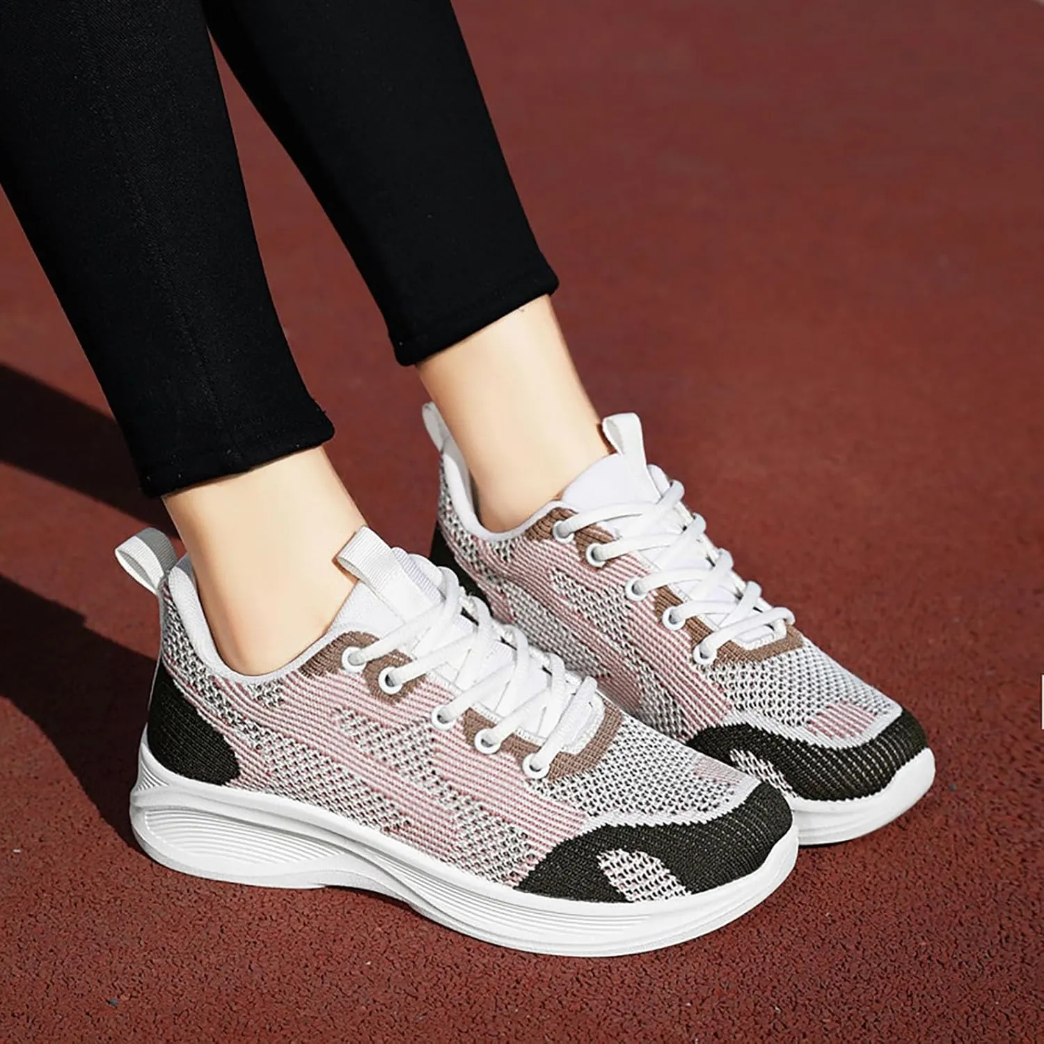 Women's Classic Leather Sneaker Woven Sports Shoes Comfortable Breathable Classical Walking Shoes Wedding/Driving/Dating