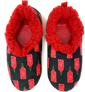 Women's Fuzzy Plush Non-Slip Slippers, Warm Comfy Cozy House Slippers, Fleece Lined Indoor Shoes