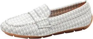 Women's Mary Jane Shoe Driving Casual Slip On Flat Lightweight Loafers Comfortable Boat Shoes Dressy Walking Flat Loafer