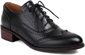 Women's Oxfords Brogue Low Heel Shoes
