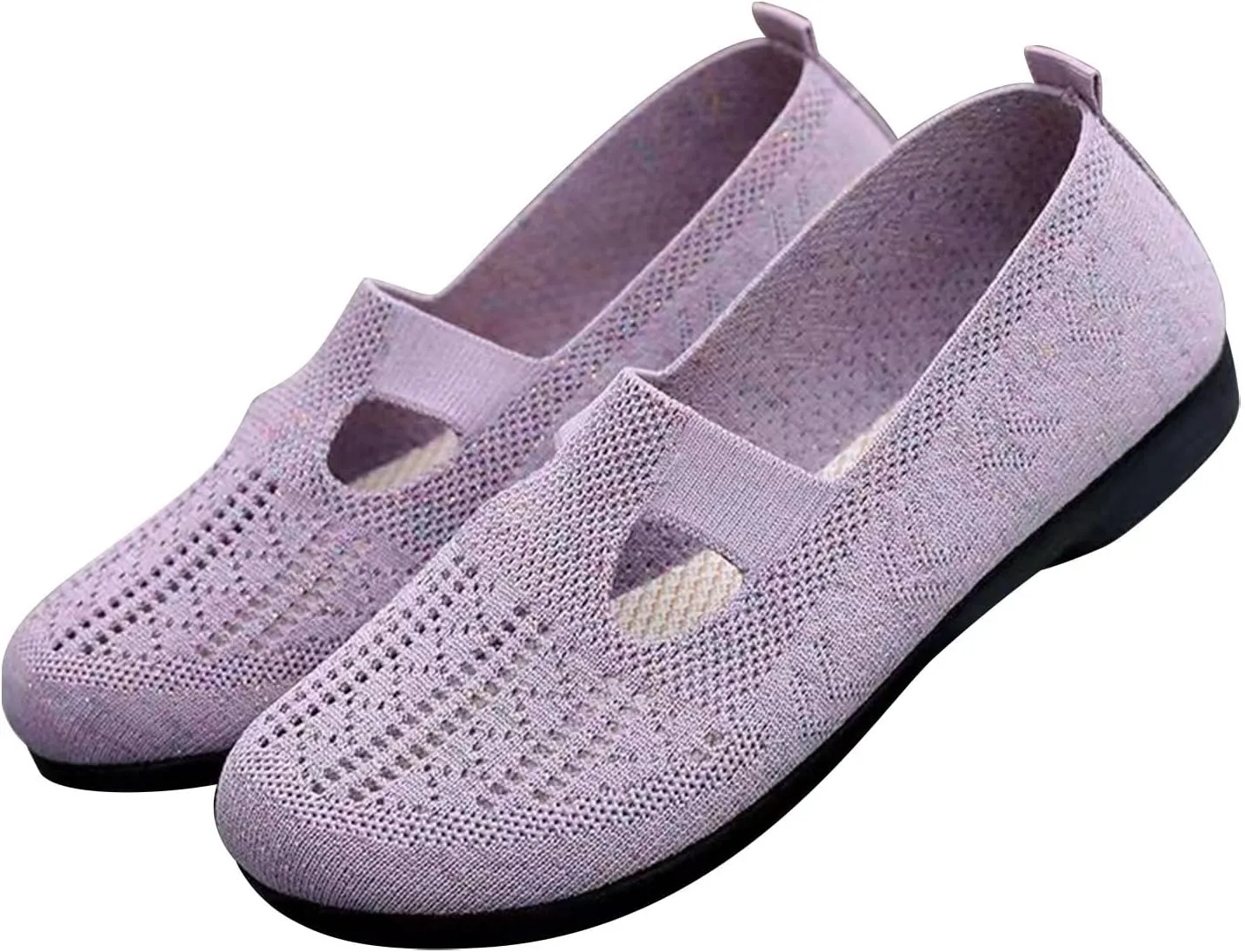Womens Shoes Sneakers Comfortable Ethnic Casual Flat Shoes Summer Breathable Slip On Sneakers Walking Soft Sole Canvas