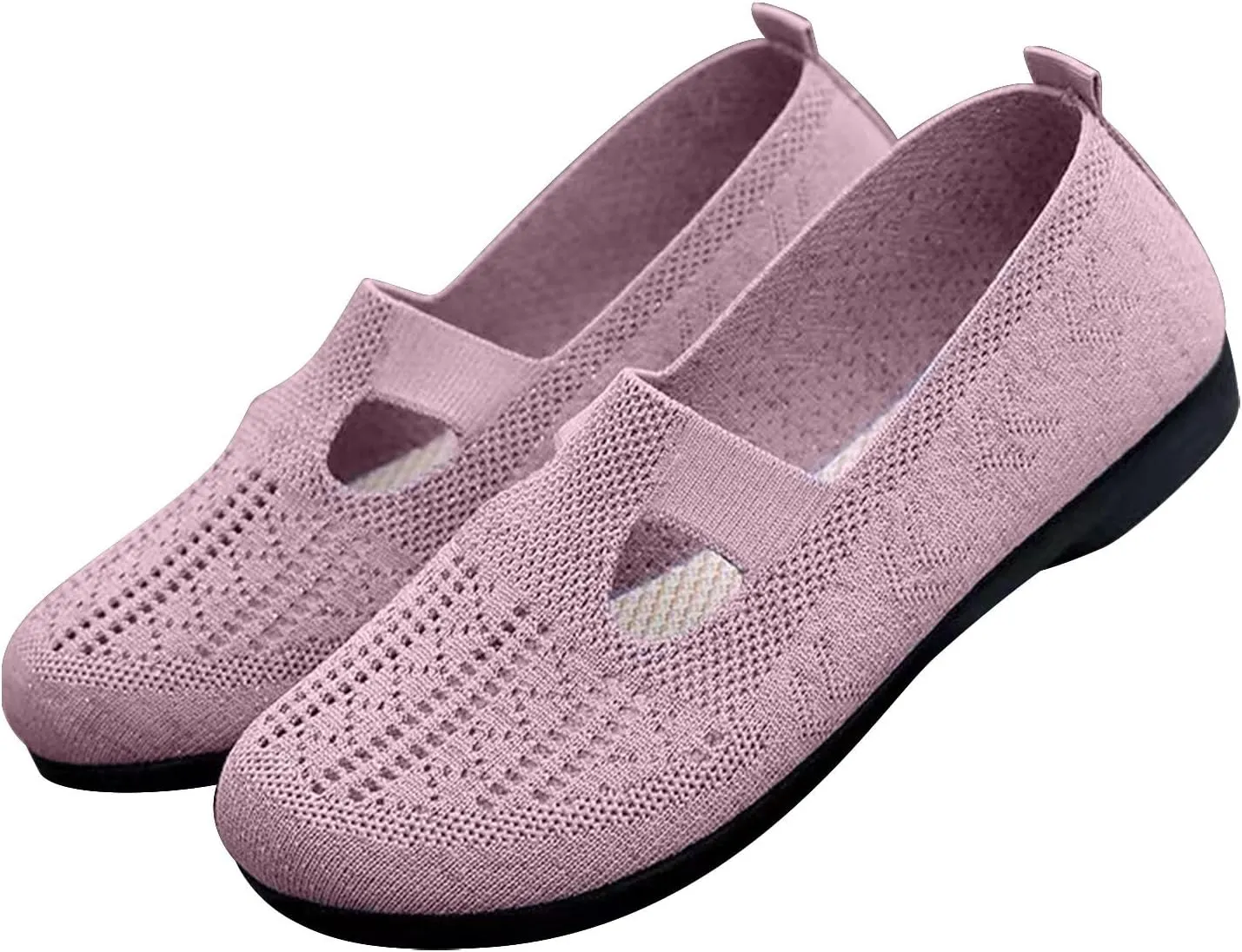 Womens Shoes Sneakers Comfortable Ethnic Casual Flat Shoes Summer Breathable Slip On Sneakers Walking Soft Sole Canvas