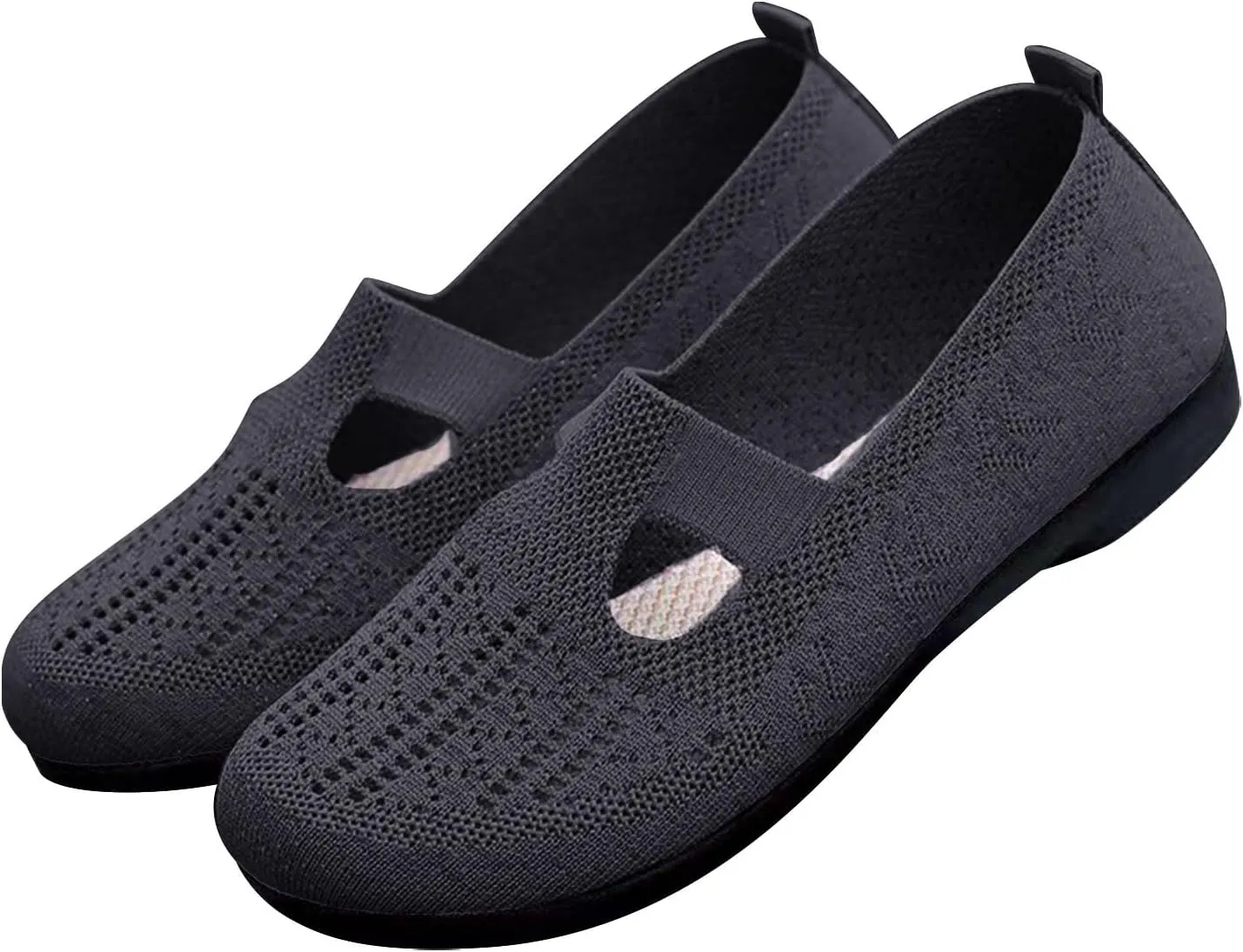 Womens Shoes Sneakers Comfortable Ethnic Casual Flat Shoes Summer Breathable Slip On Sneakers Walking Soft Sole Canvas