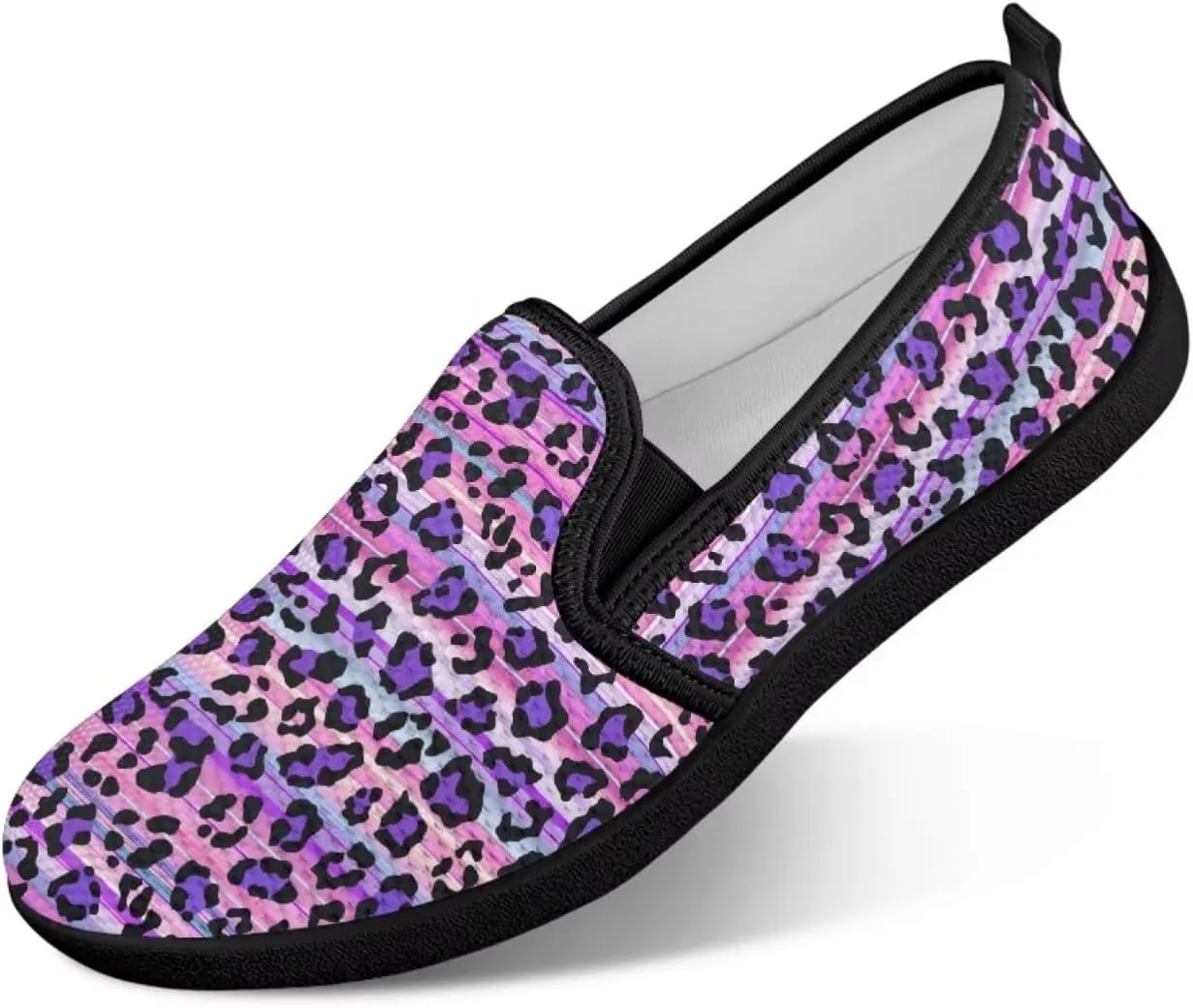 Women's Slip On Shoes Casual Breathable Mesh Flats Sneakers Fashion Low Top Soft Loafers for Tennis Work