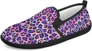 Women's Slip On Shoes Casual Breathable Mesh Flats Sneakers Fashion Low Top Soft Loafers for Tennis Work